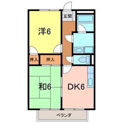 サープラスⅡMIYABIの物件間取画像